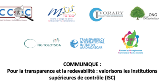 COMMUNIQUE: Pour la transparence et la redevabilité : valorisons les Institutions supérieures de contrôle (ISC)